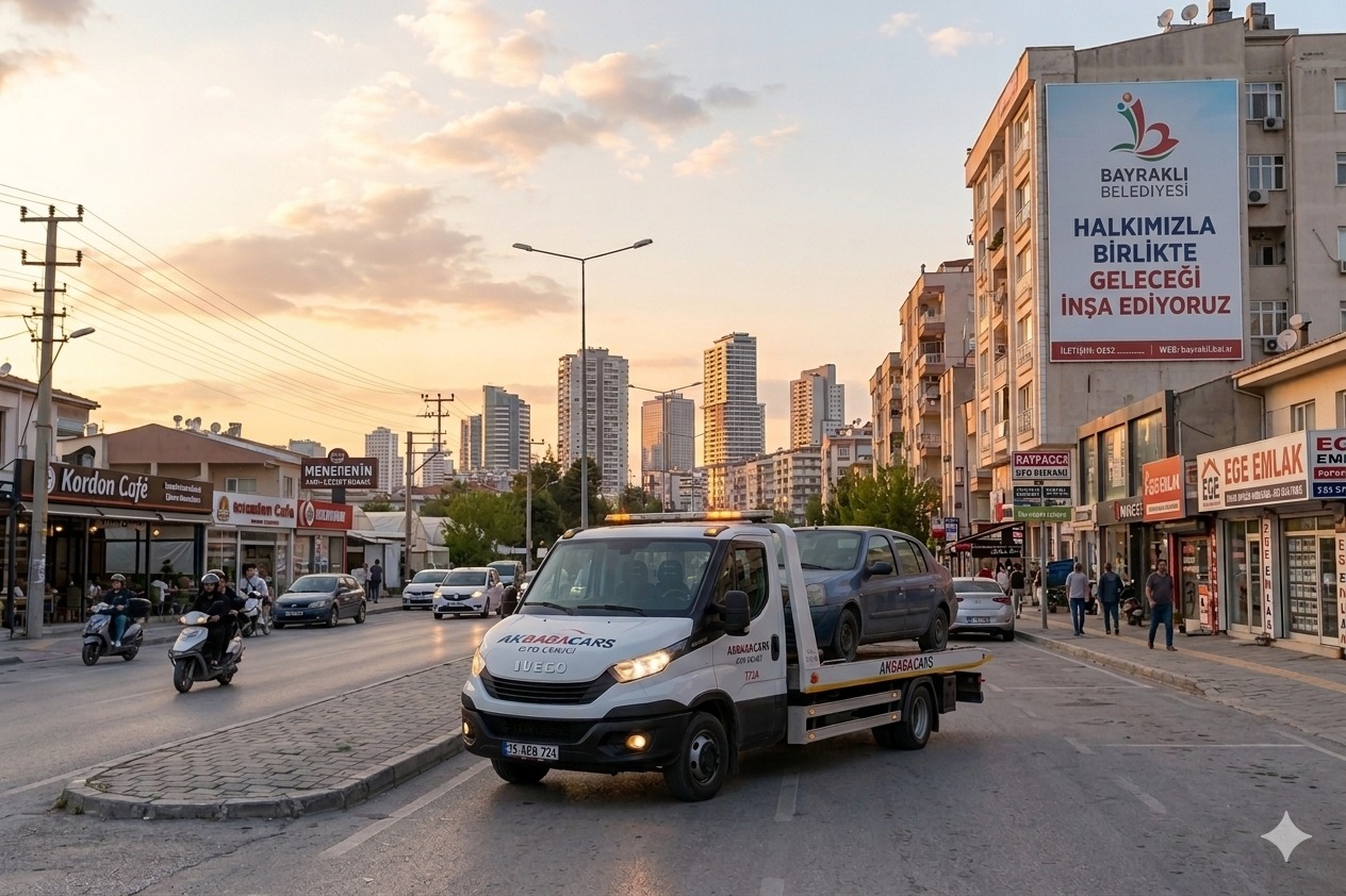 Bayraklı çekici ve oto kurtarma — AKBABACARS