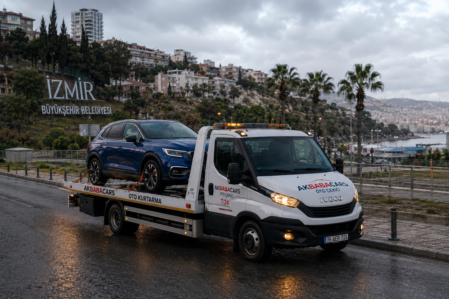 İzmir oto kurtarma operasyonu
