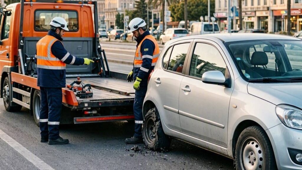 İzmir Çekici: stepne yokken lastik patlaması ve çekici kararı